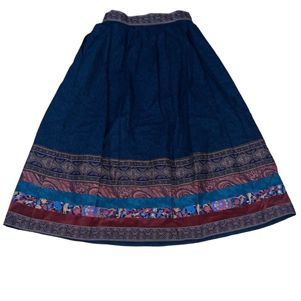 Vintage Vicki Lynn Bardon Suttles & Seawinds Limited Midi Asymmetrical Skirt S